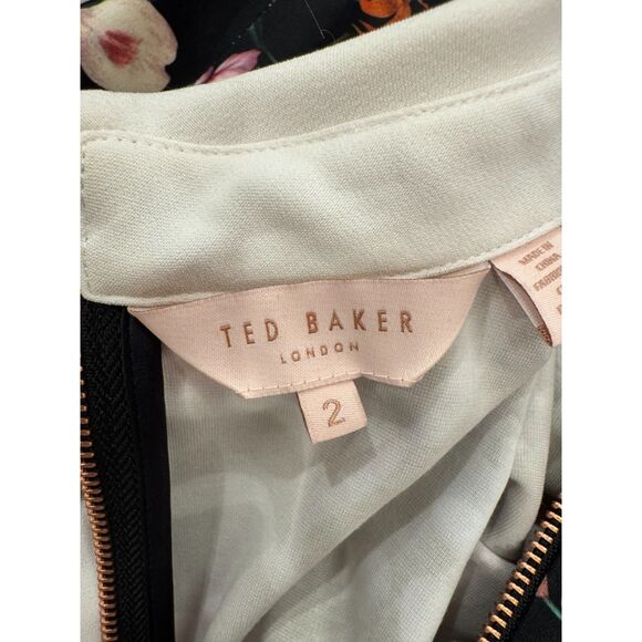 Ted Baker Tillena Hampton‑Collar Floral Dress Size 2 NWOT - Picture 10 of 10
